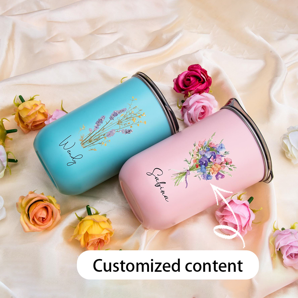 Coffee Equipment Eu - Personalized Customization Name: Carnation Flower Stainless