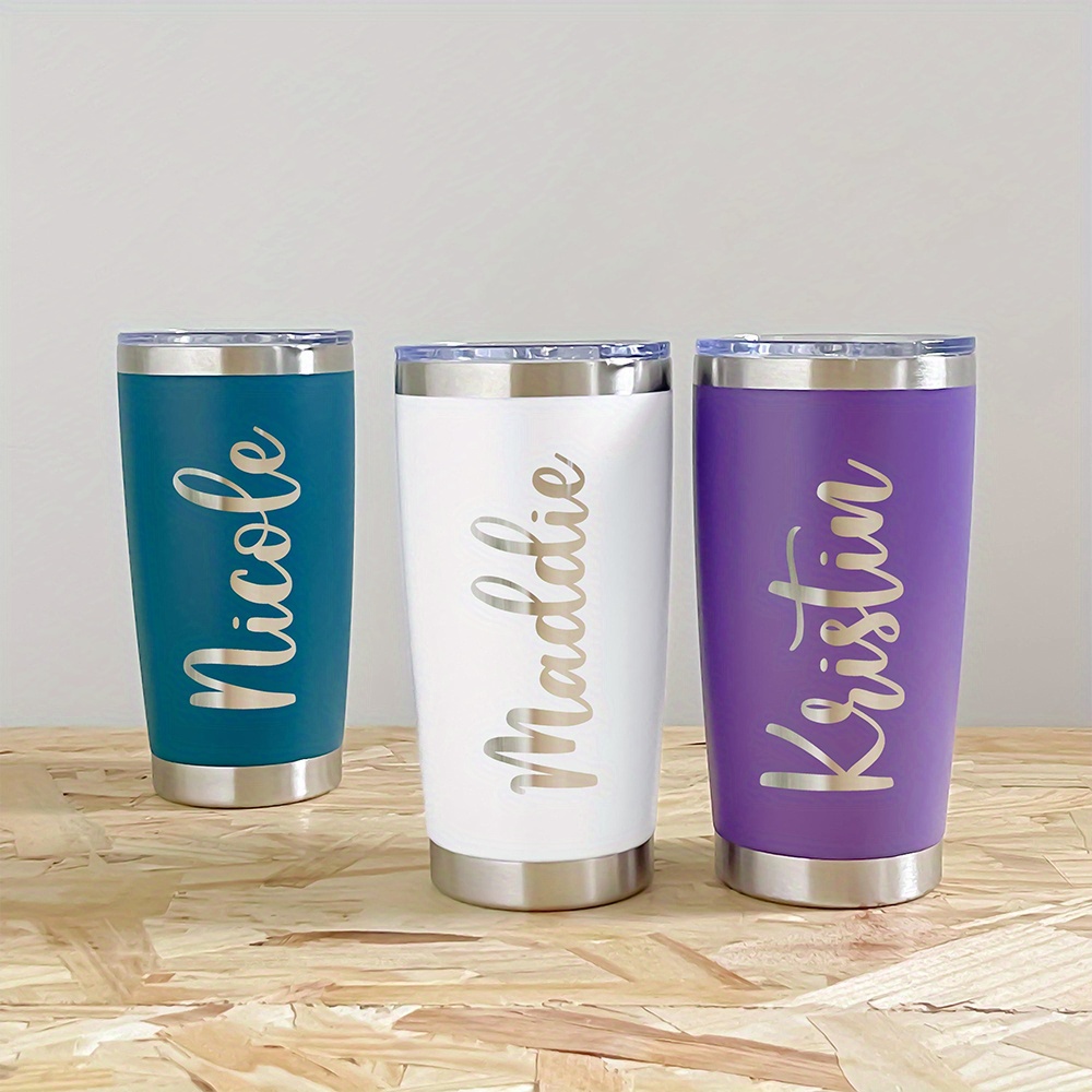 Coffee Equipment Eu - Personalized Name 20oz Stainless Steel Tumbler,