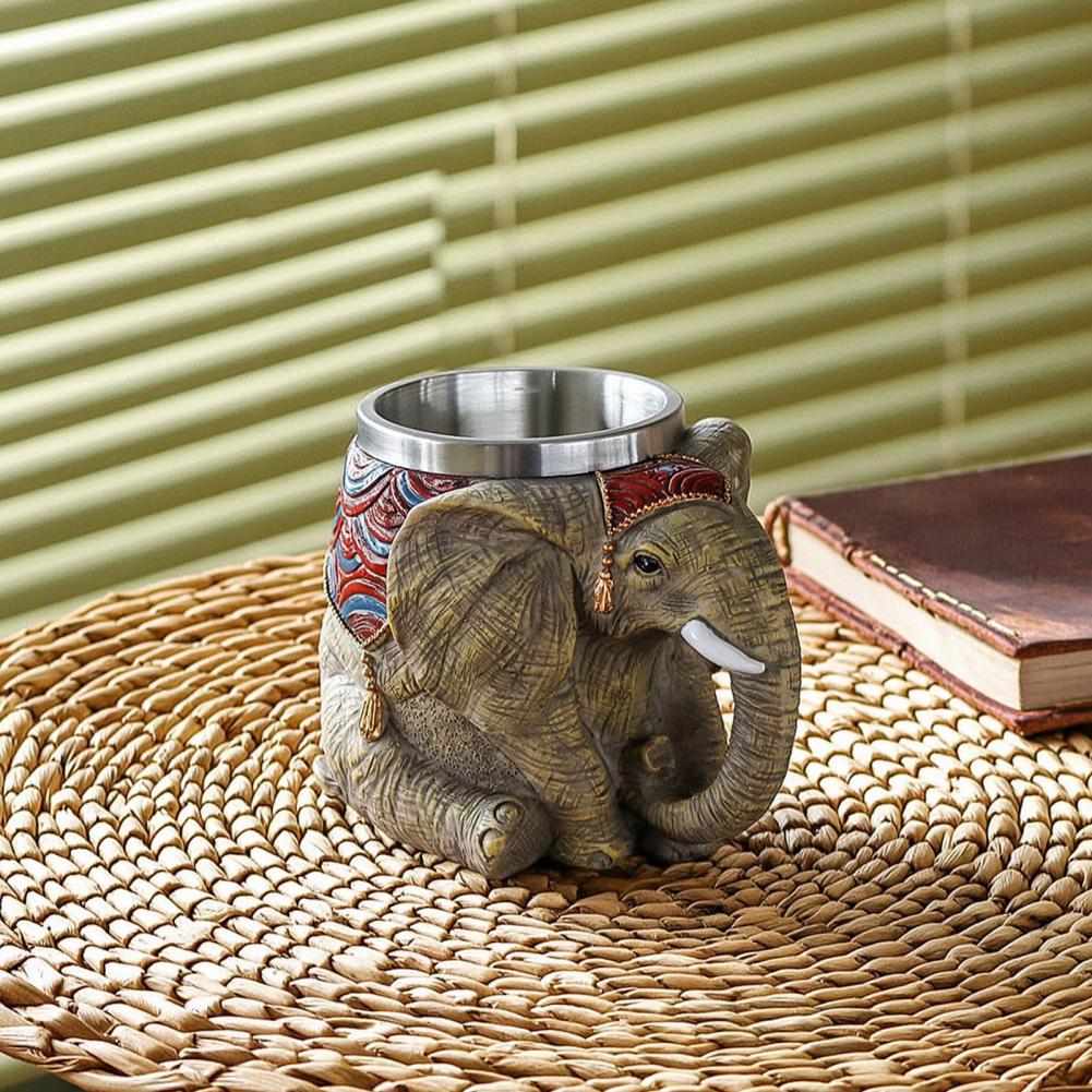 Elephant Mug Resin Coffee Cup  - Coffee Equipment Eu ulasan dan harga