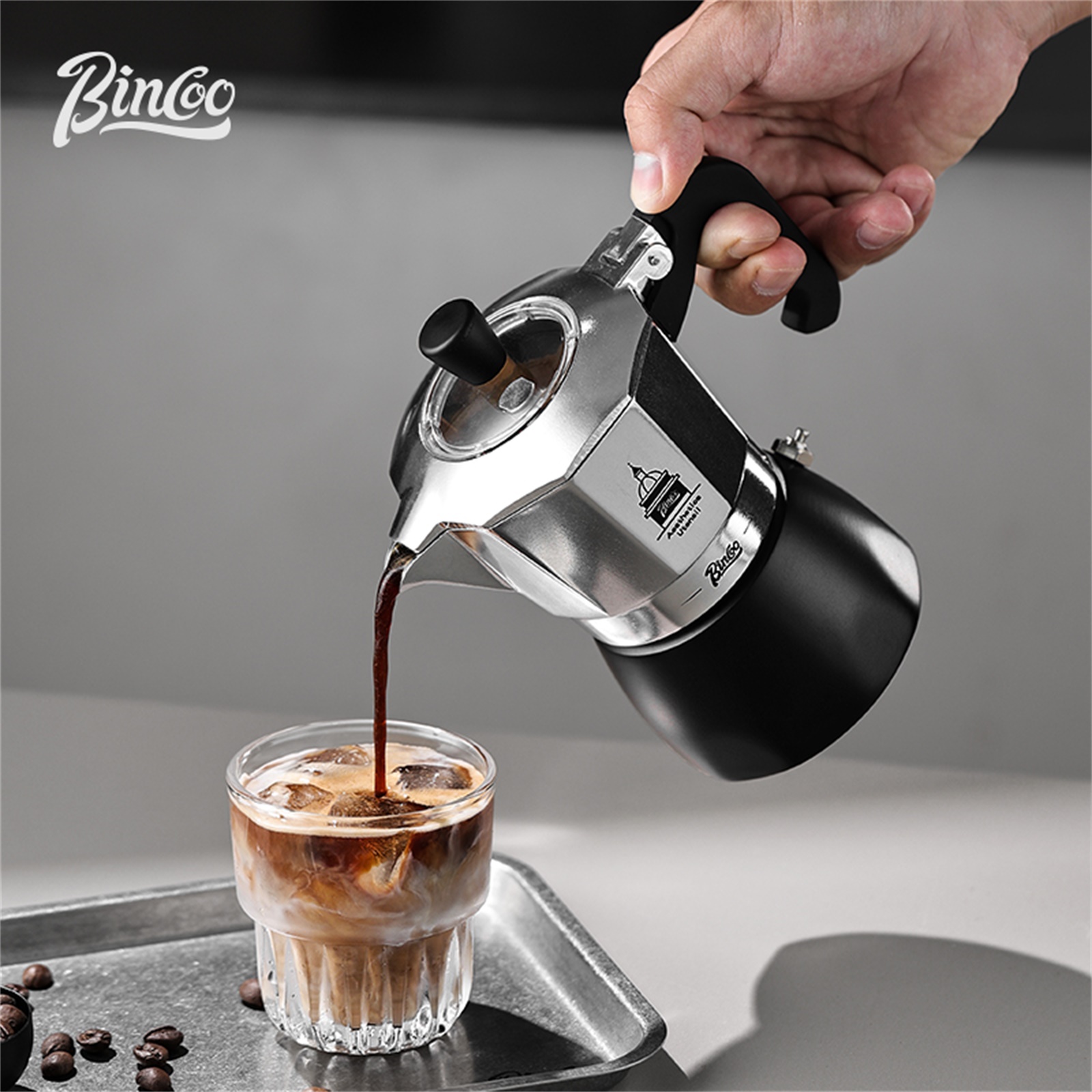 BINCOO Double Valve Moka Pot，E - Equipment Of Coffee Machine ulasan dan harga