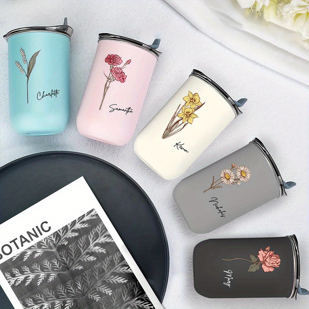 Personalized Birth Flower Coff - Coffee Equipment Eu ulasan dan harga