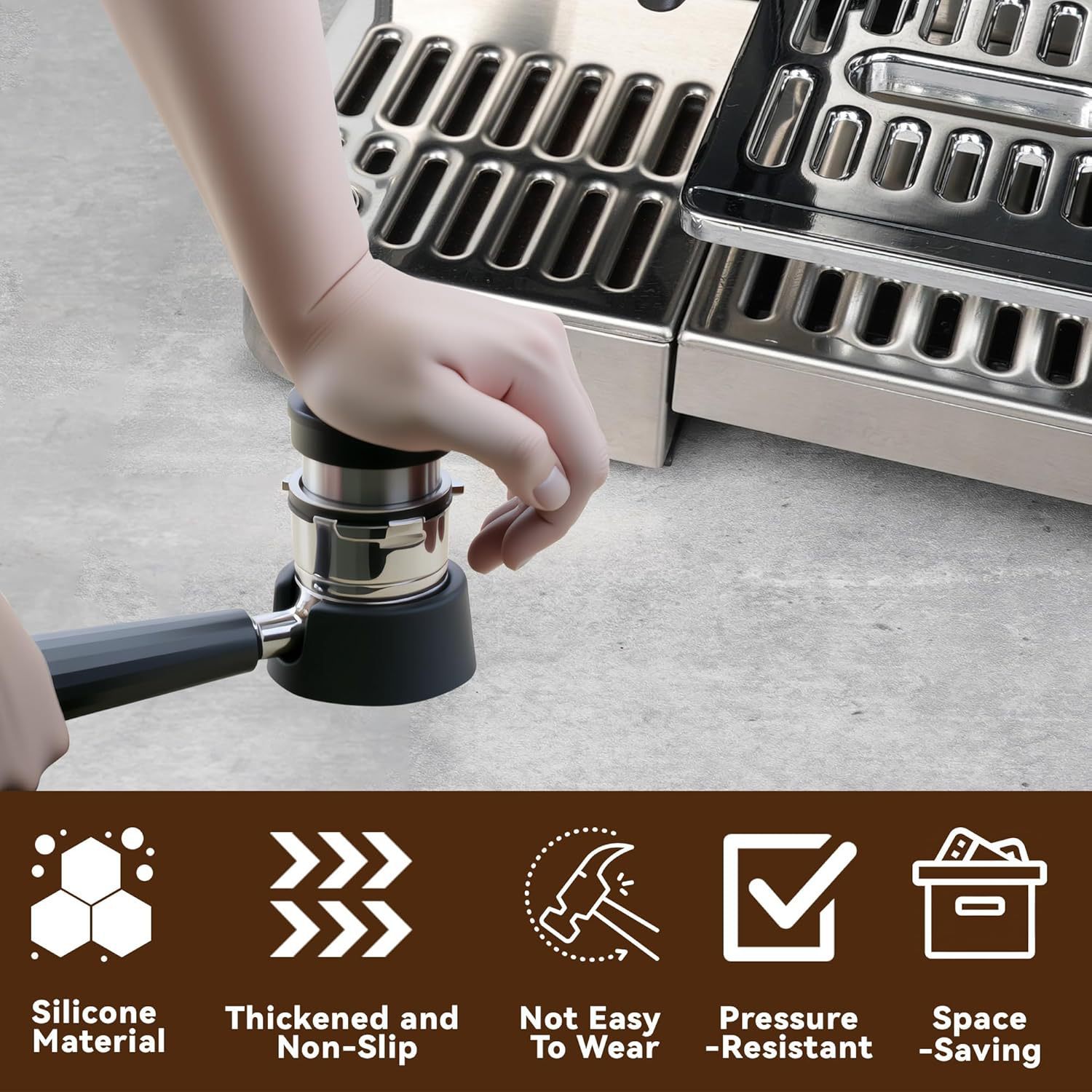 Silicon Portafilter Holder Esp - Equipment Of Coffee Machine ulasan dan harga
