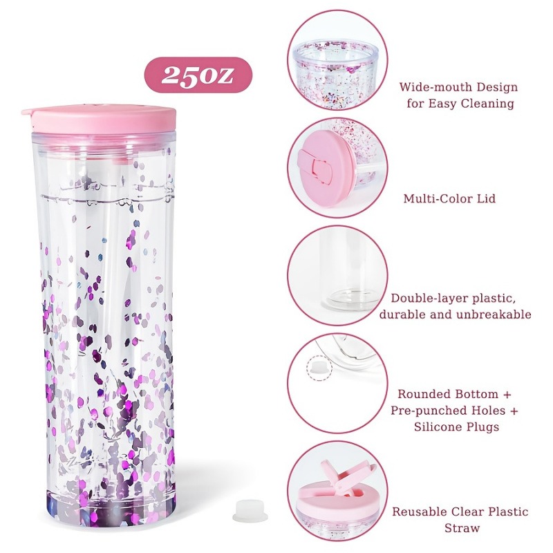 20oz Reusable Double Layer Pla - Coffee Equipment Eu ulasan dan harga